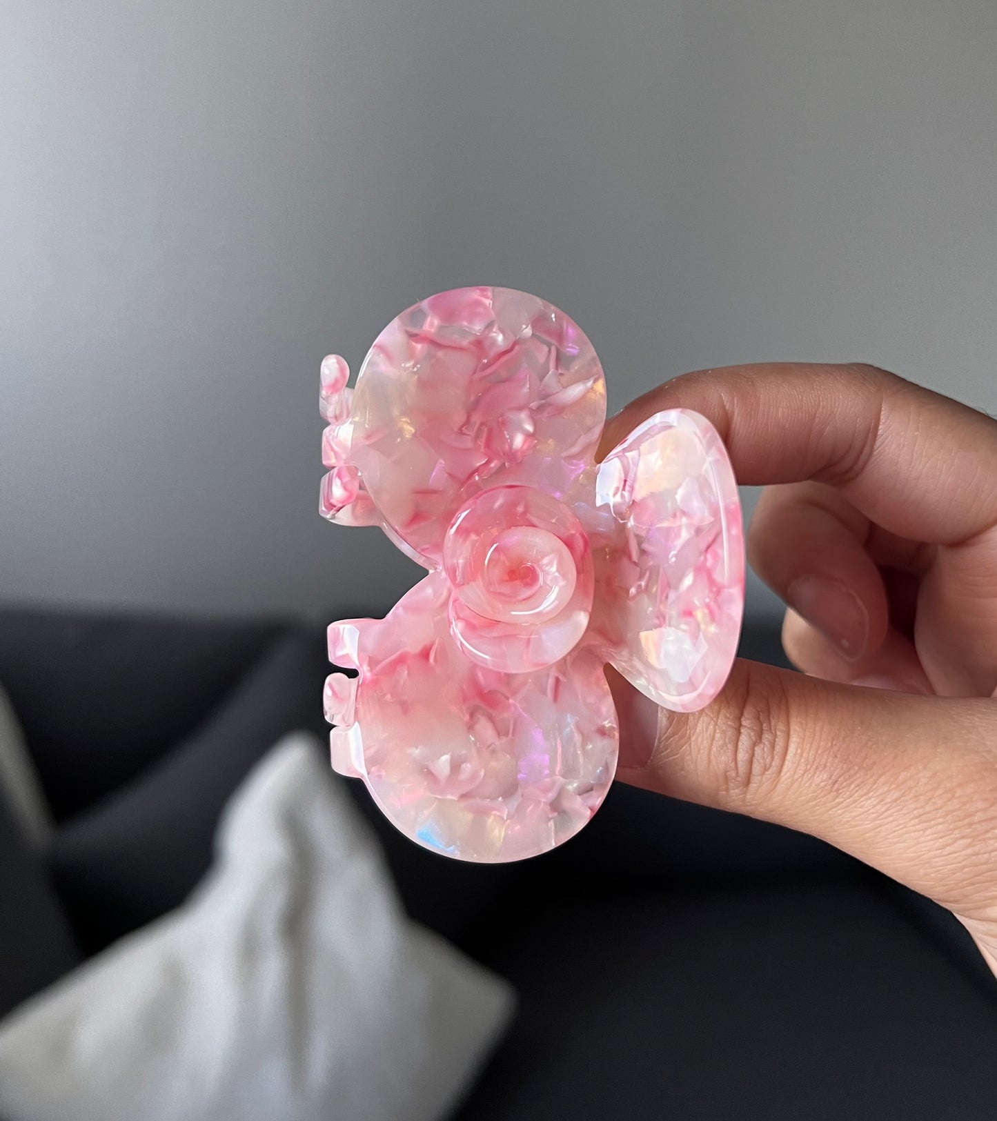 Griffe de rose rougissante