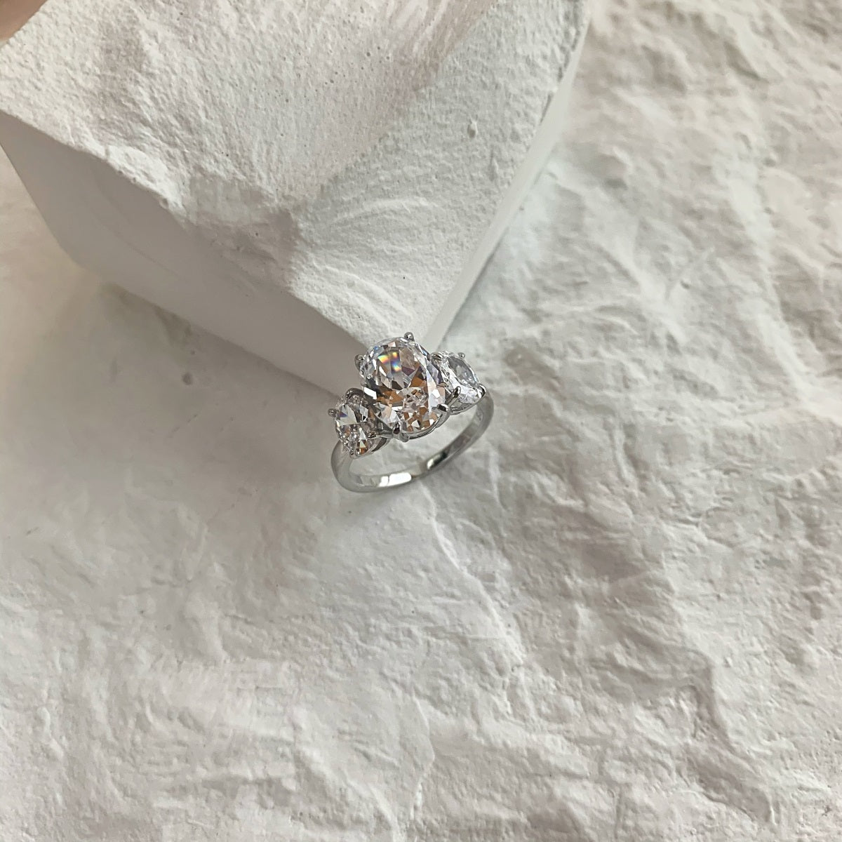 Elizabeth Triple Stone Ring