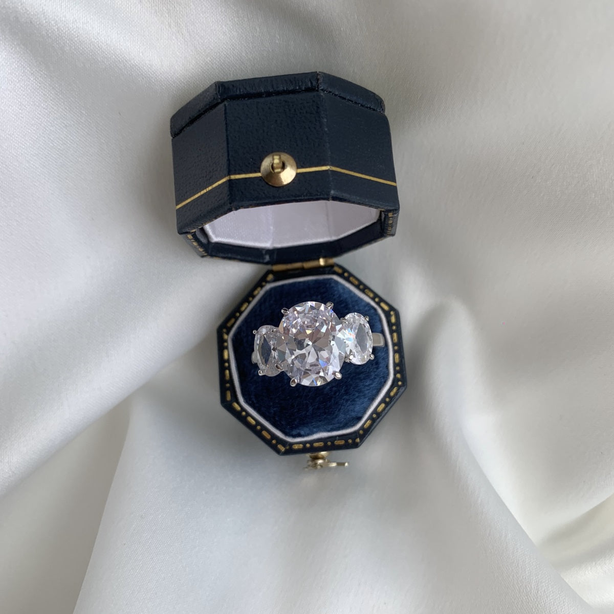 Elizabeth Triple Stone Ring