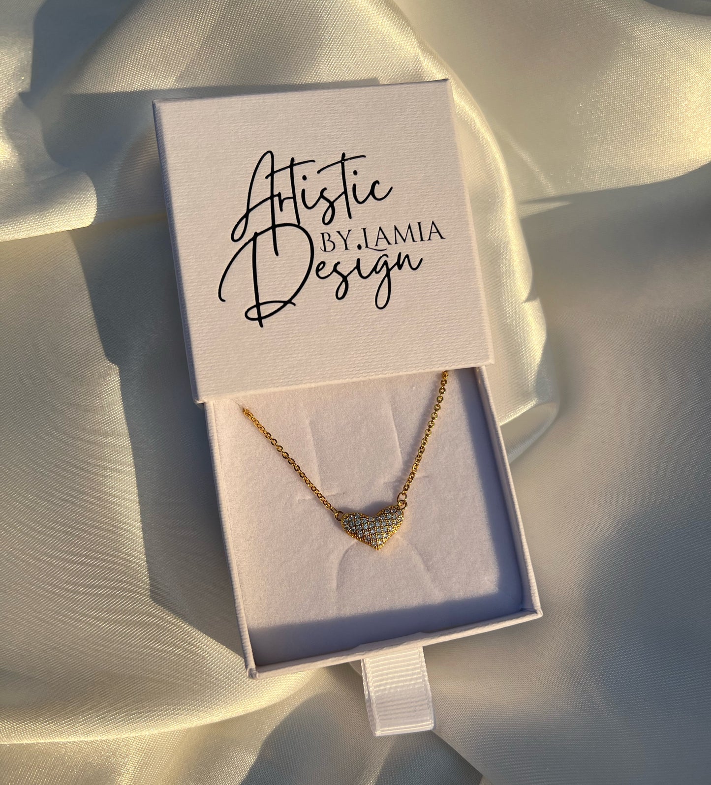 Icy Heart Necklace