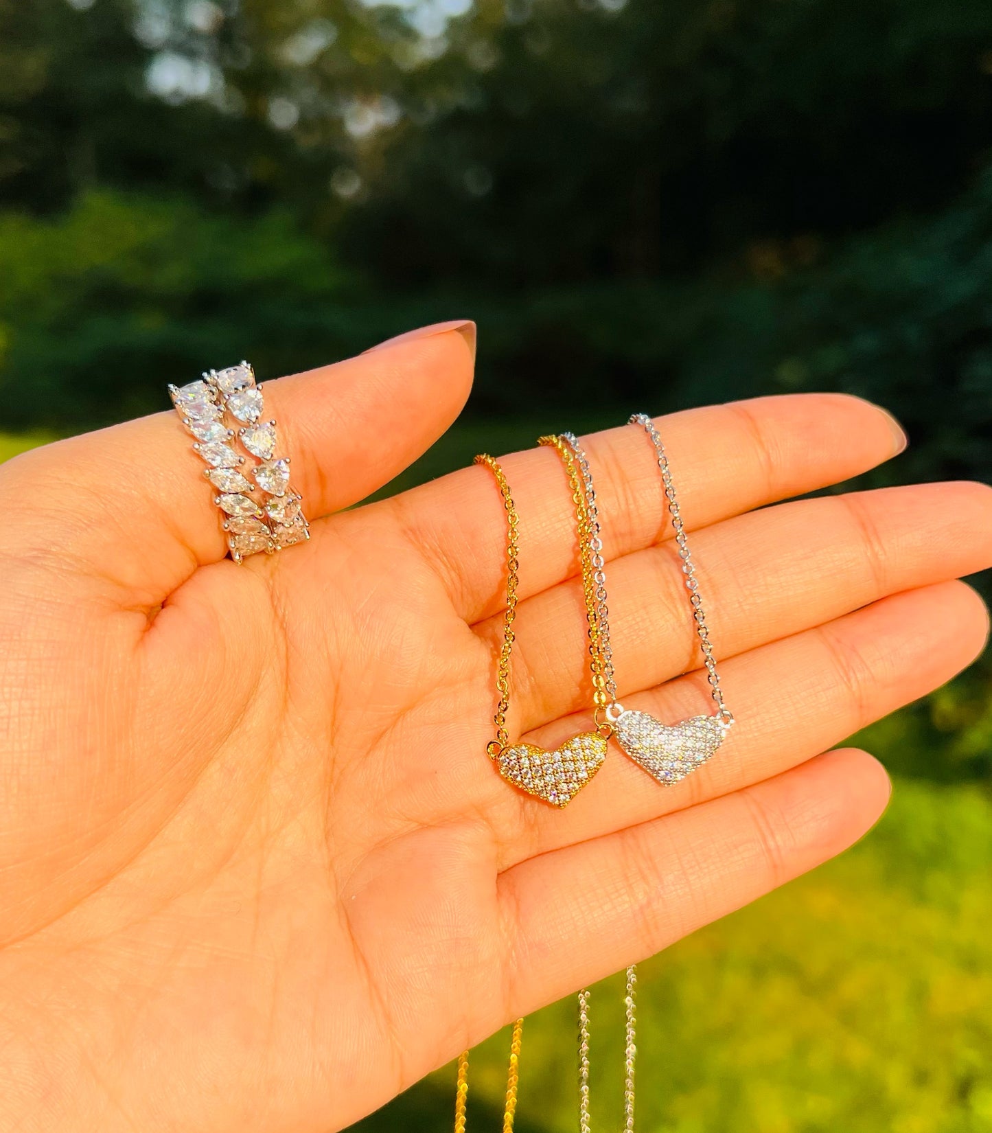 Icy Heart Necklace