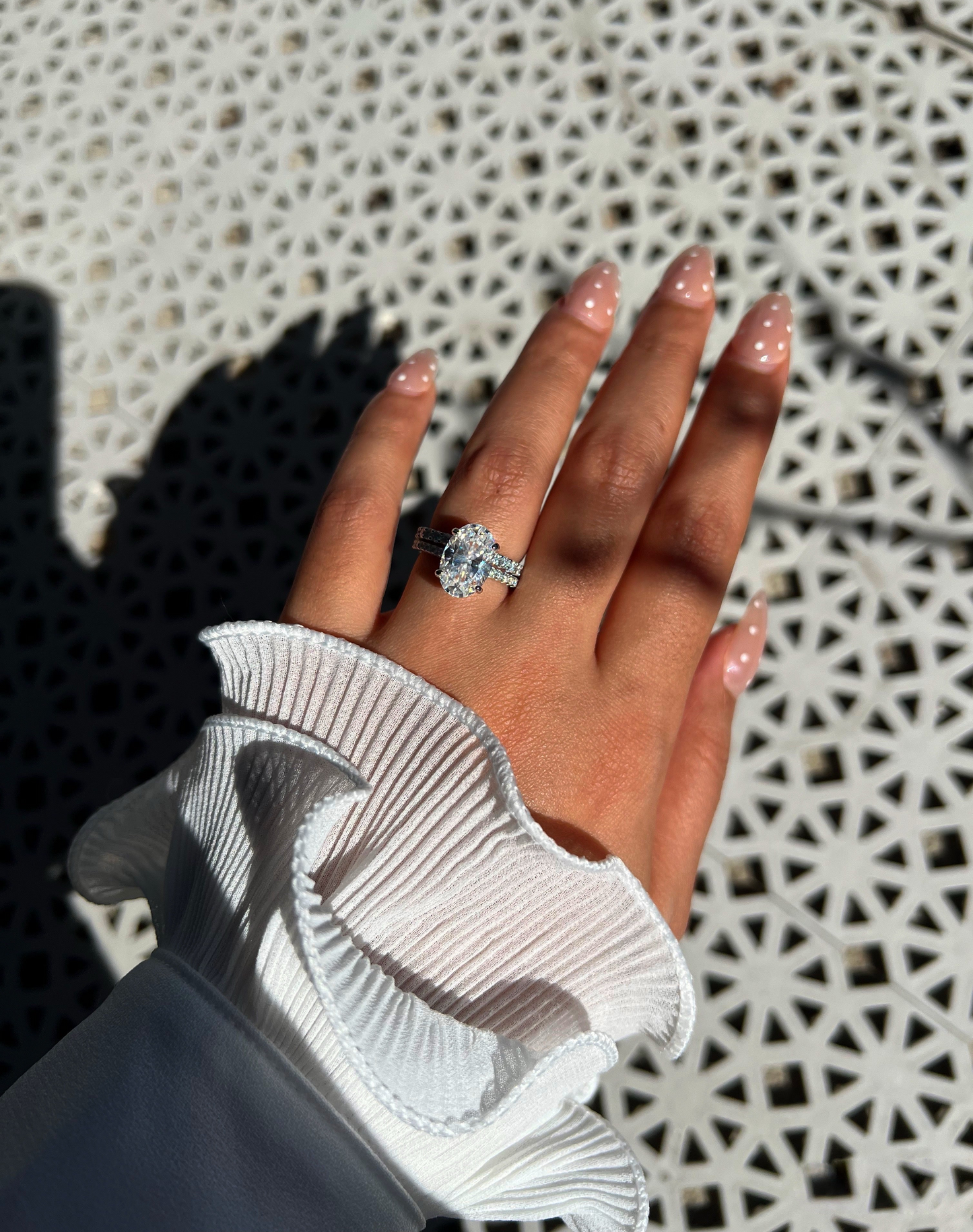 Luna Moissanite Band
