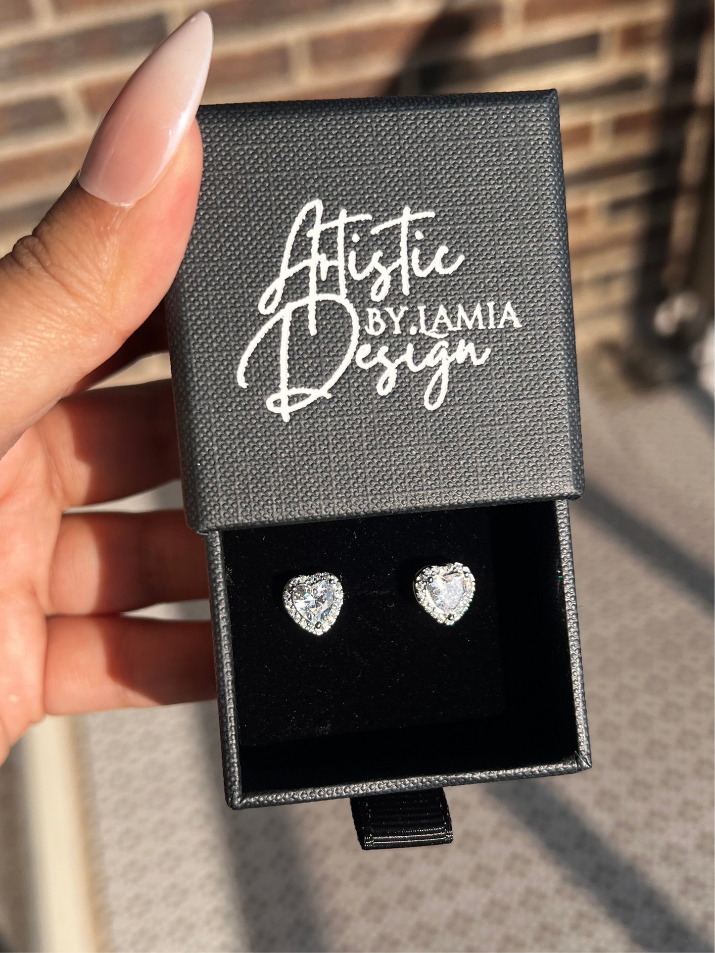 Heart Studs