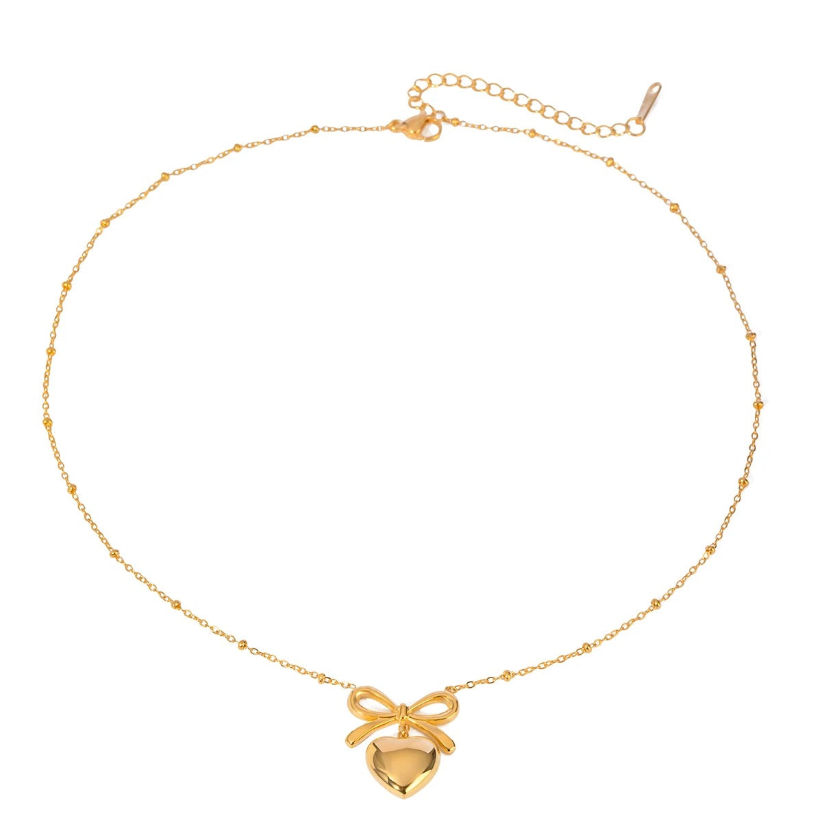 Collier Coquette Noeud