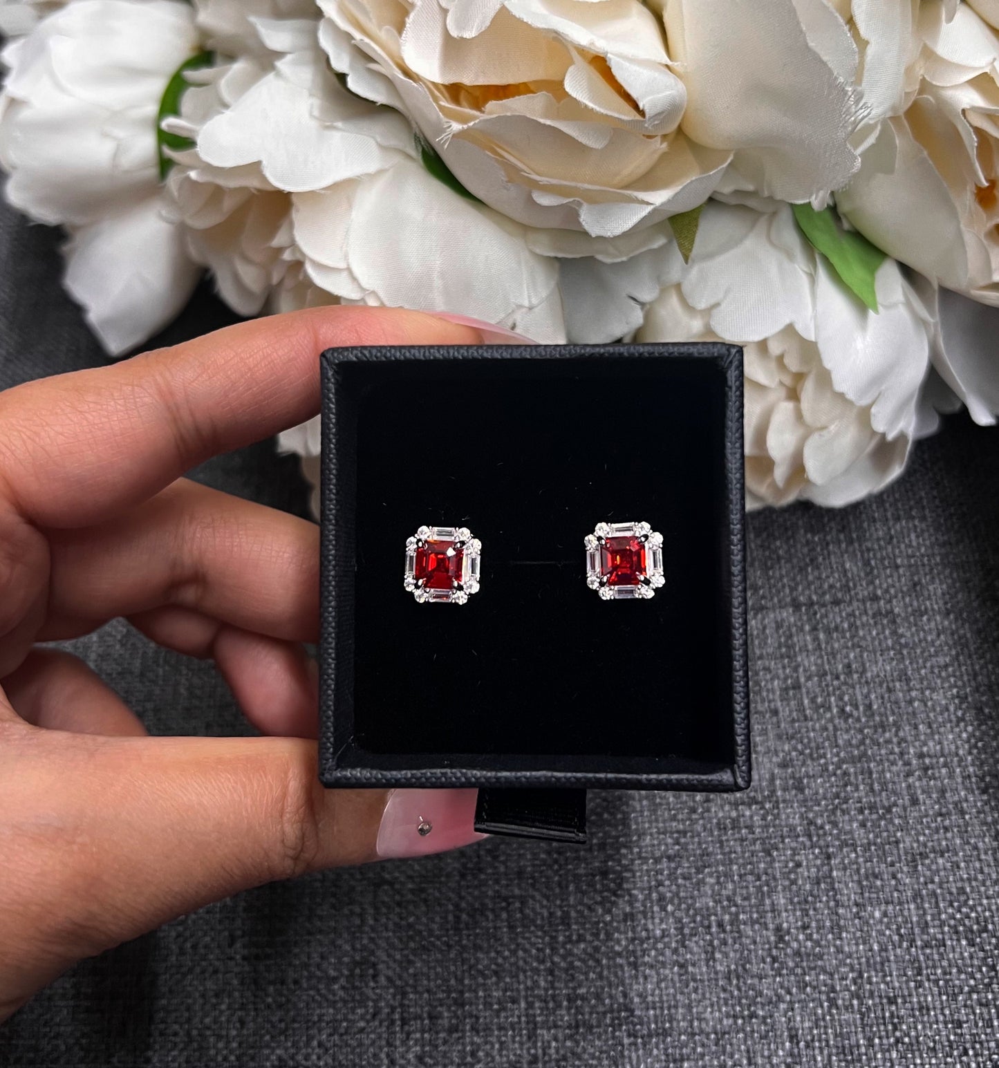 Ruby Studs